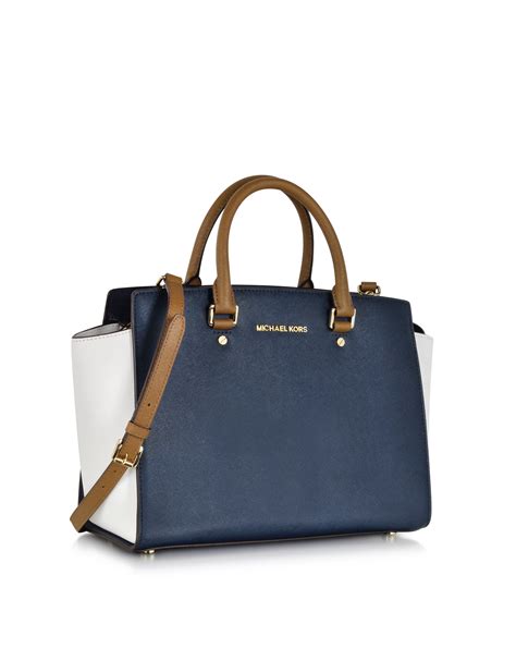 michael kors selma color block bag